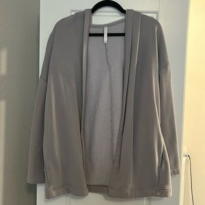 Fabletics Hooded Fleece Cardigan with pockets Size M